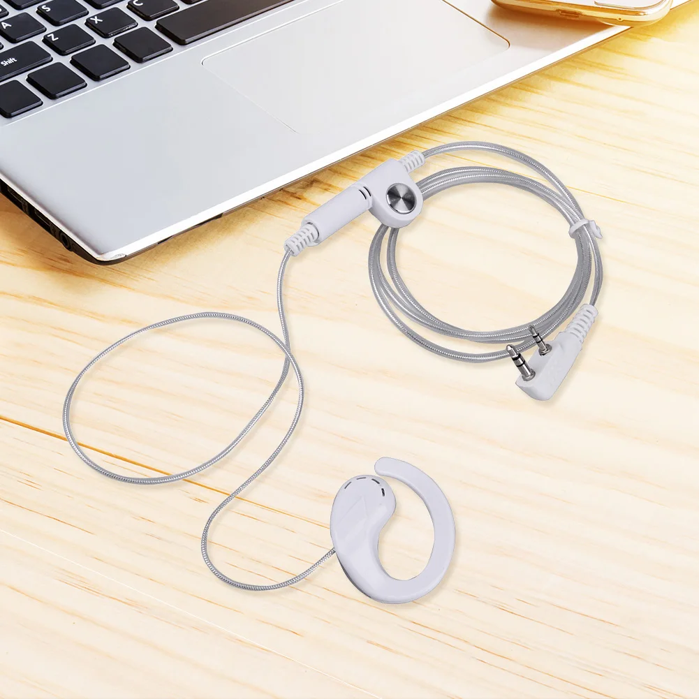 

Walkie Talkie Earpiece Headset Lightweight Interphone Earphone Comfortable Accessories for BAOFENG KENWOOD HYT Radio