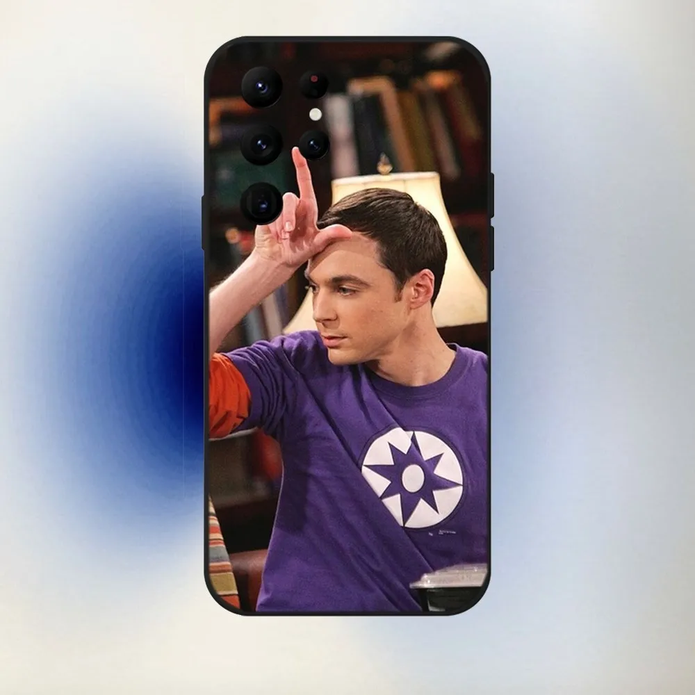 TBBT حالة الهاتف نظرية الانفجار الكبير ، حالة لينة سوداء لهاتف S24 ، S22 ، S20 ، S21 ، S10 ، الترا ، زائد ، لايت ، FE ، 5G