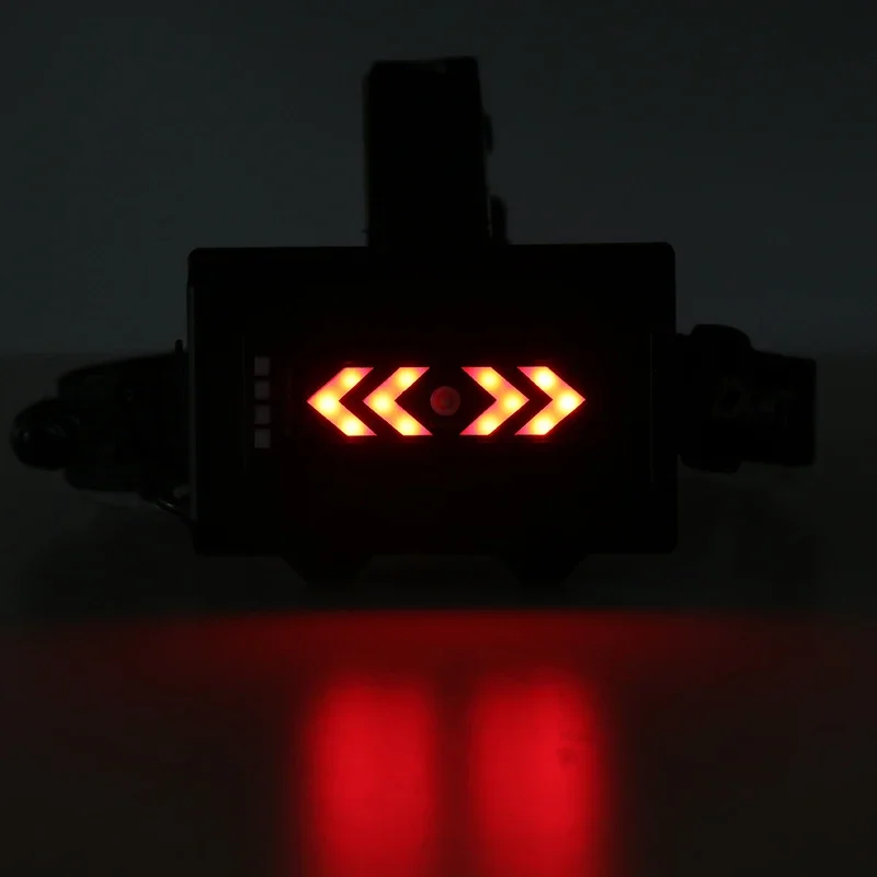 JIASHUAIXIN New 30W LED Induction Headlamp XHP70 High-Intensity Induction Supports Output of 3 18650 Induction Headlamp