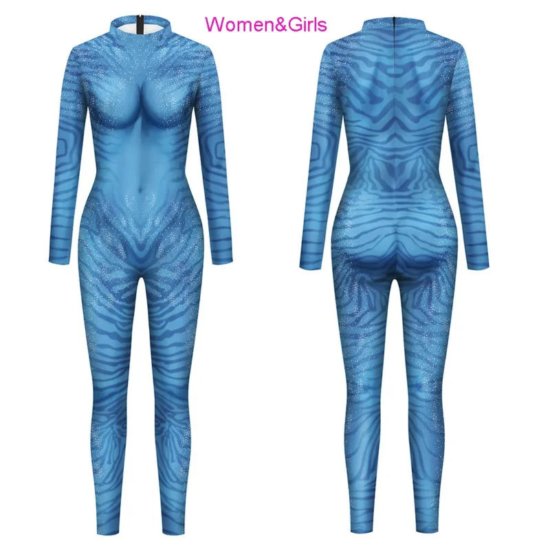 Avatar Costume Women Men Kids Family Alien the Way of Water Cosplay Neytiri Jake Sully Birthday Party Halloween Costume Outfit