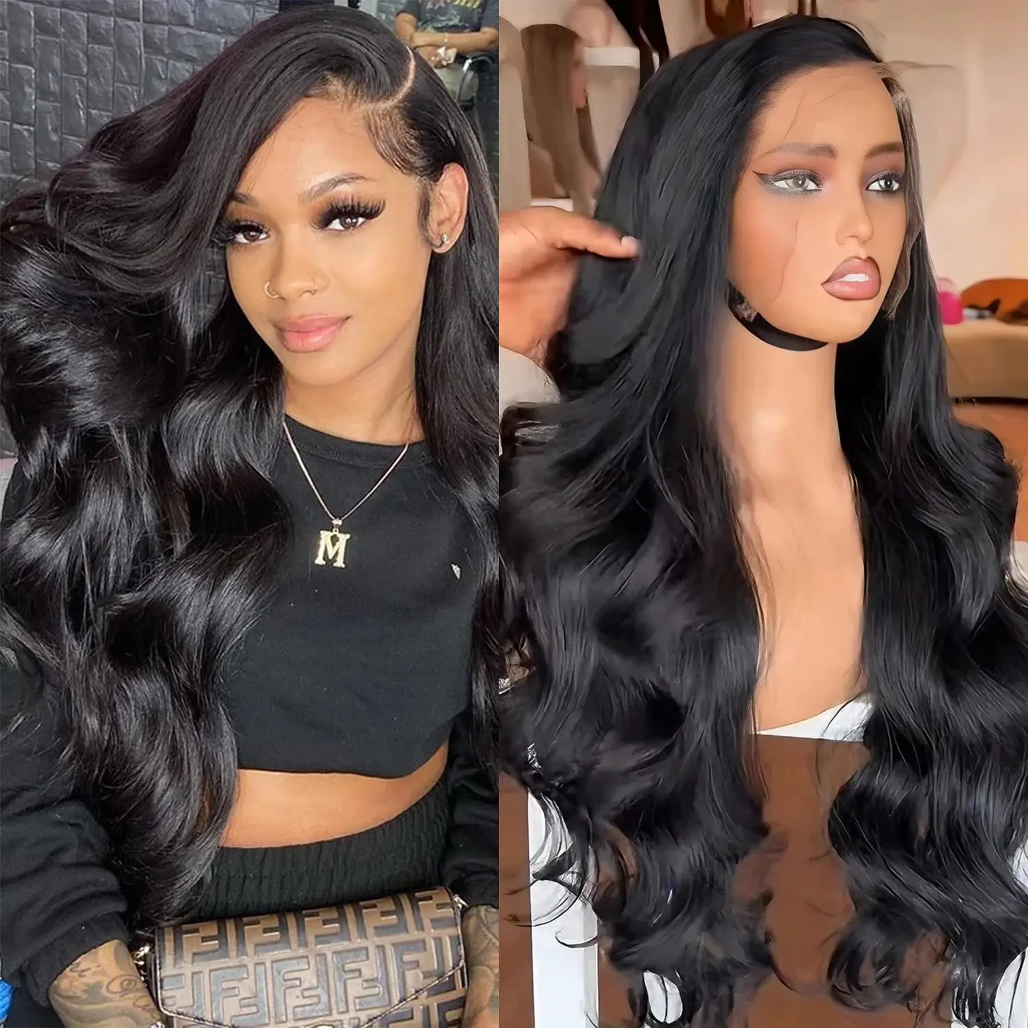 

13x6 13X4 Hd Inch Body Wave 250 Density Lace Frontal Wig Human Hair Brazilian Pre Plucked 30 40 Lace Front Hair Wigs For Women