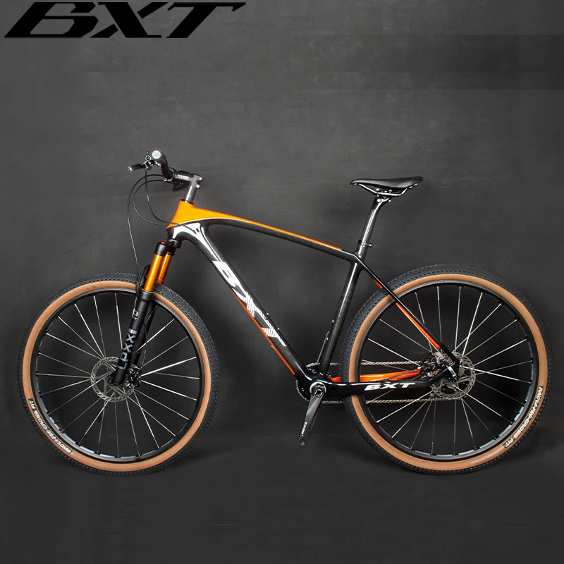 

BXT 29er Карбоновый горный велосипед Карбоновая рама MTB Hardtail велосипед Дисковый тормоз Горный карбоновый велосипед Подвеска Вилка 1x11скорость