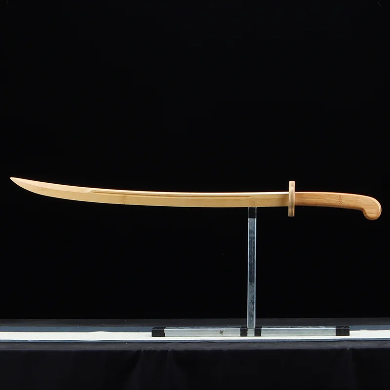 

Yanling Knife, Wooden Sword, Bamboo-Made Xiu Chun Knife, Martial Arts Sword, Training and Performance Props, Ancient Style Distinctive Swords and Knives