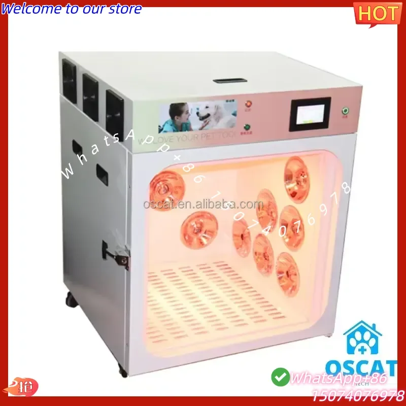 2026 OSCAT veterinary equipment Middle pet drying room pet grooming drying system intelligent temperature control for clinic