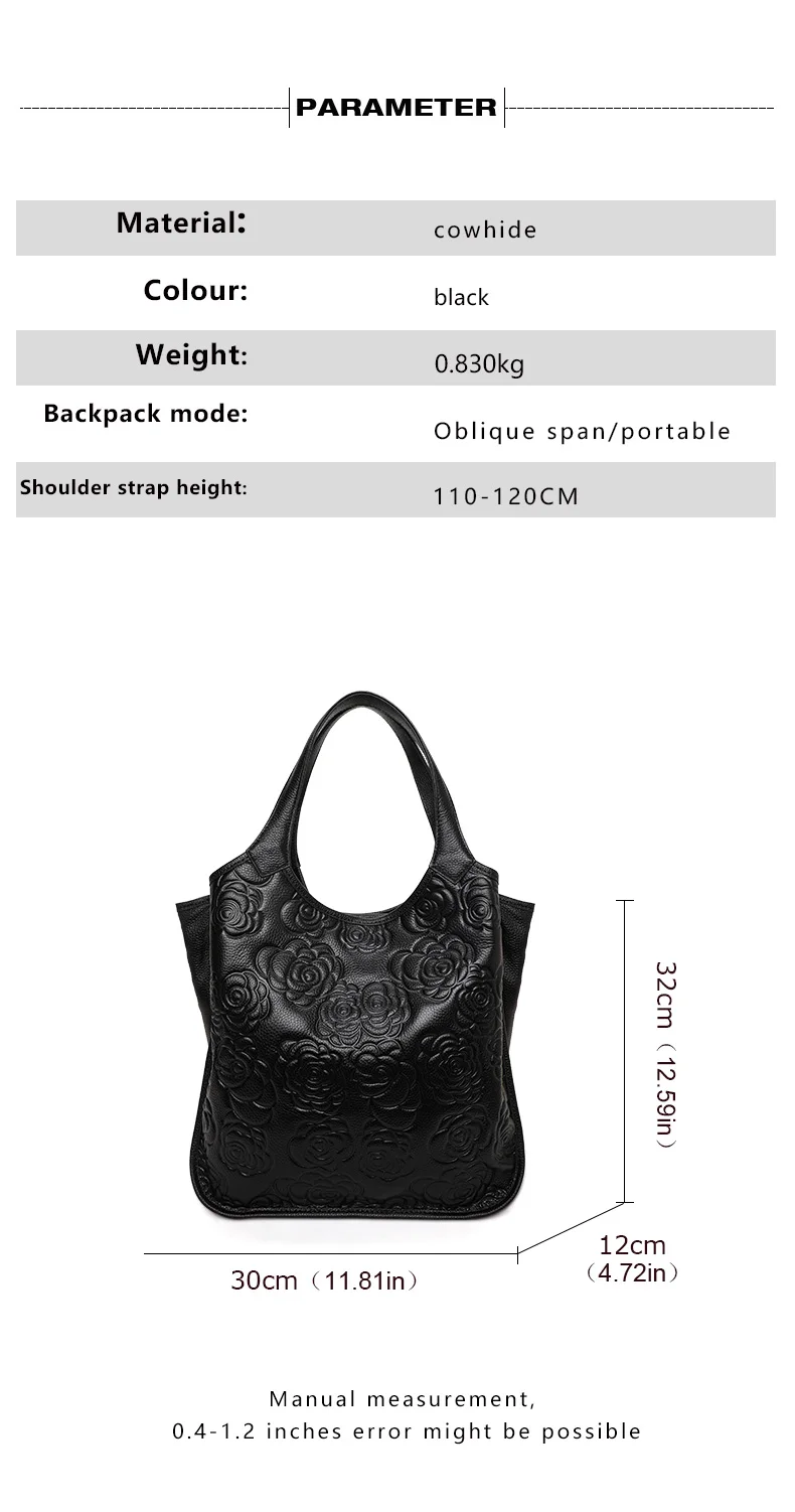 2026 Damen-Modehandtasche Vielseitige Bedruckte Rindsleder-Umhängetasche mit Großer Kapazität für Stilvolle Frauen – Detail 5