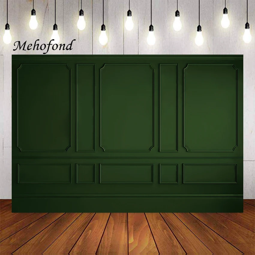 Mehofond Photography Background Vintage Room Interior Green European Wall Birthday Wedding Portrait Decor Photo Backdrop Studio