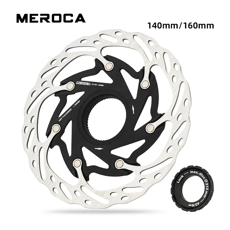 

MEROCA XR Mountain Bike Center Lock Disc Brake Rotor 140mm 160mm Ultra-light Heat Dissipation Bicycle Disc Brake Rotor