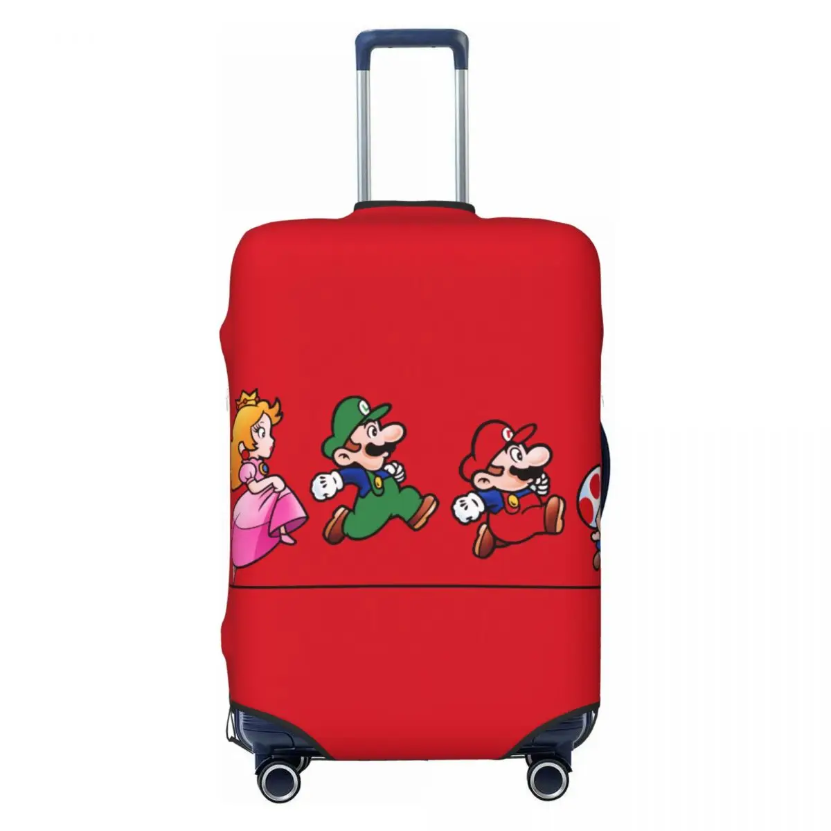 

Custom M-Marioes Video Game Brothers And Friends Luggage Cover Elastic Travel Suitcase Protective Covers Suit For 18-32 inch