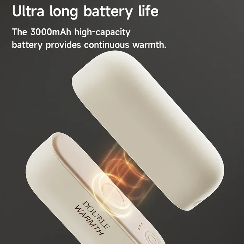Youpin Xiaomi Ogrzewacze do rąk Magnetyczne, ładowane, elektryczne, przenośne mini ogrzewacze do rąk Szybkie ogrzewanie Kompaktowy podgrzewacz kieszonkowy Zima