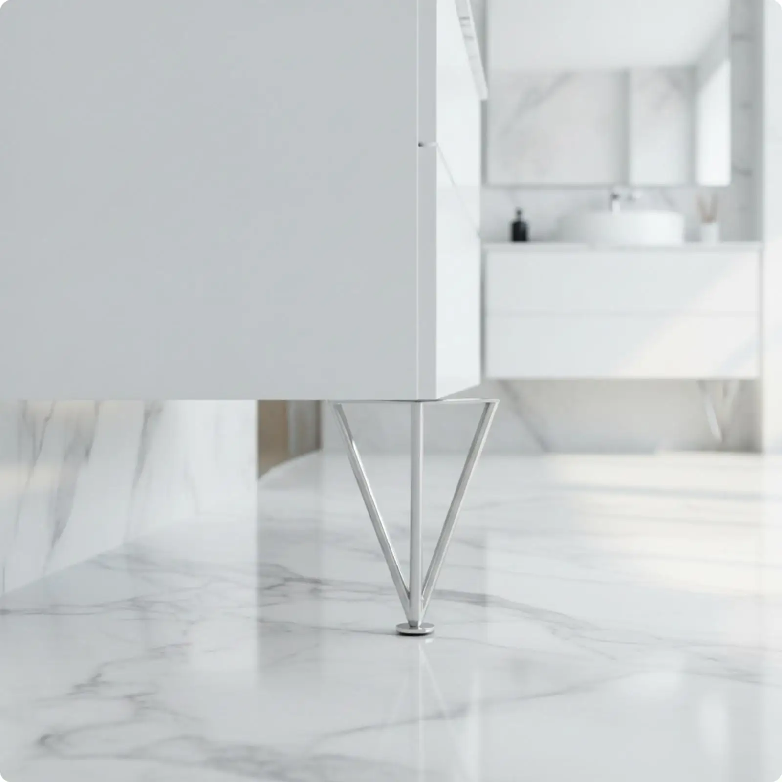 Stainless Steel Adjustable Support Legs for Furniture Leveling Heavy Duty Table Cabinet Leveler Feet