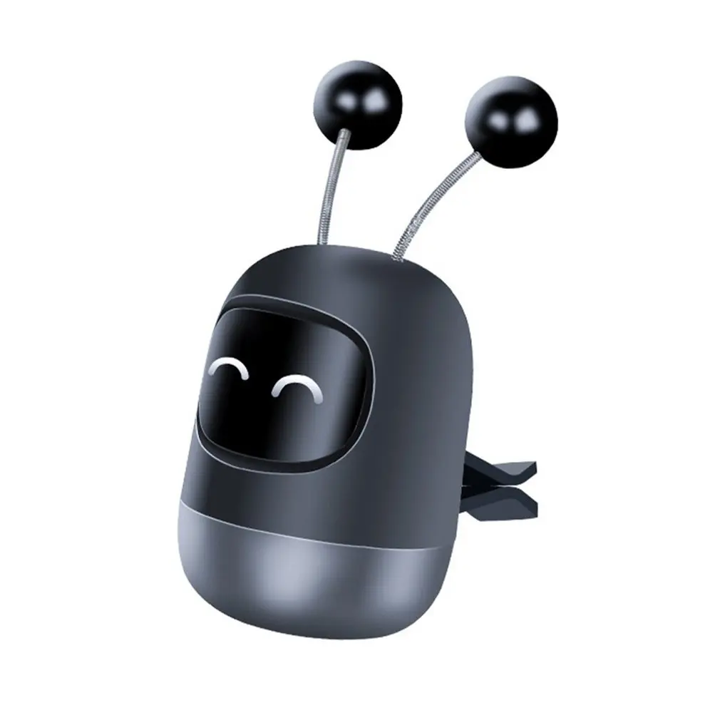 Car Aroma Diffuser Edition Robot Happy Expression Car Diffuser Aromatherapy Alloy Material Diffuser Car Perfume