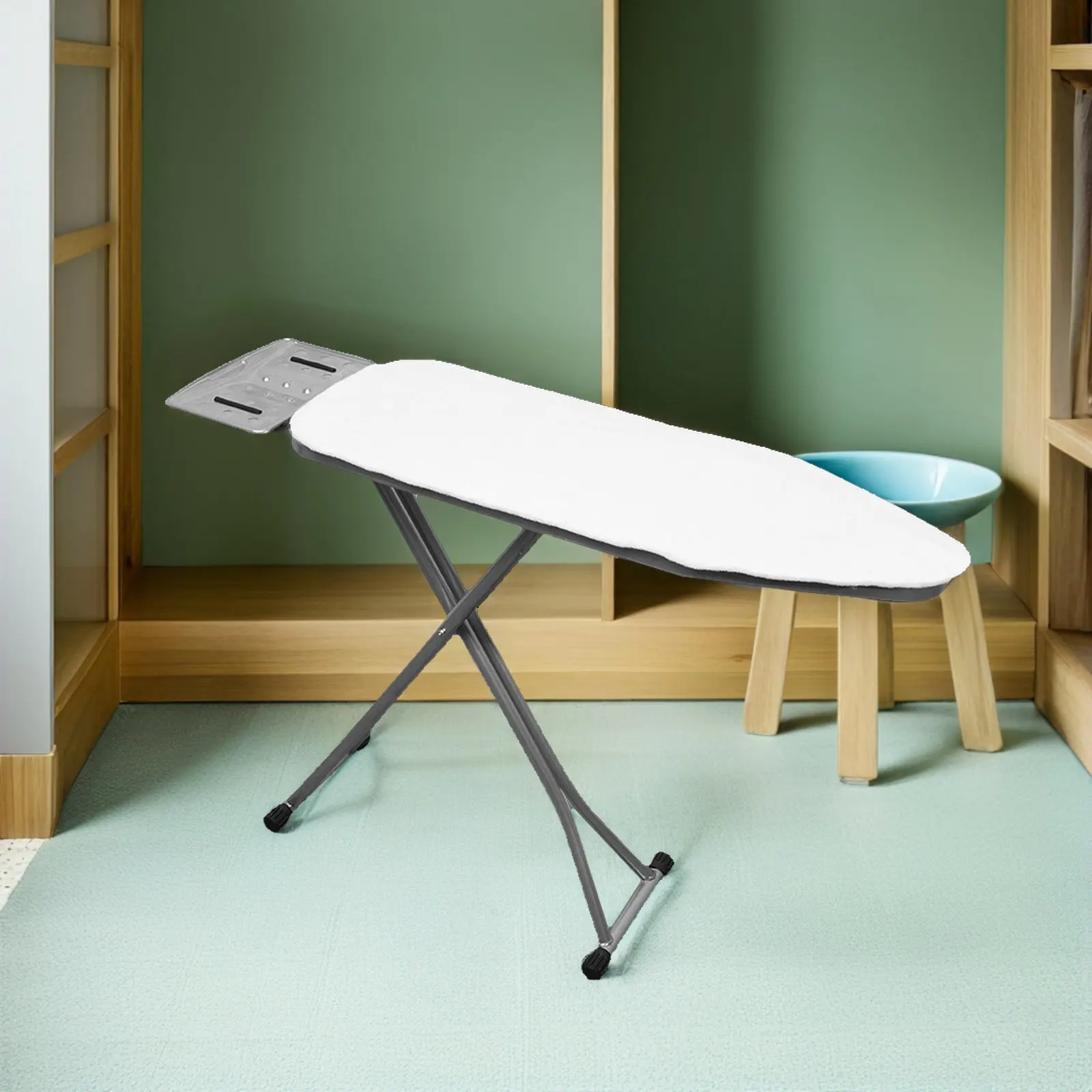 Iron Board Cotton Underlay High Density Fiber Replacement Ironing Mat Universal Heat Conductive Pad for Smooth Garment Care