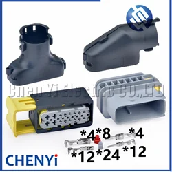 16 Pin Waterproof Automotive Connectors Wire Harness plug 2-1564337-1 2-1564528-1 2-1564529-1 For Scania ELC4 Suspension ecu