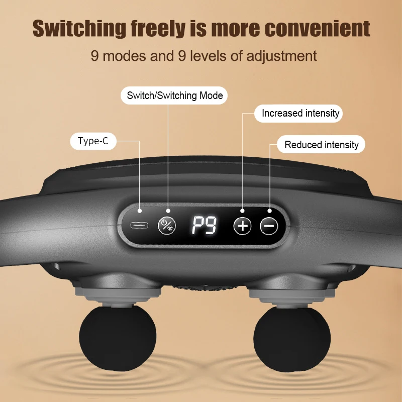 

12/18/22-Head Fascia Gun High-Frequency Vibration Body Massage Gun Back And Waist Neck Shoulder Massager Muscle Massager