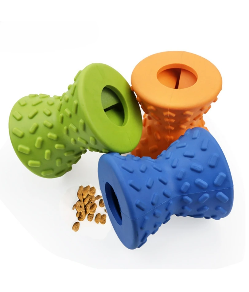 

Educational Dog Toy Rubber Bite-resistant Dog Toy Molar Tooth Cleaning Puppy Toy Leaky Food Pet Toy Slow Food Training Dog Toy