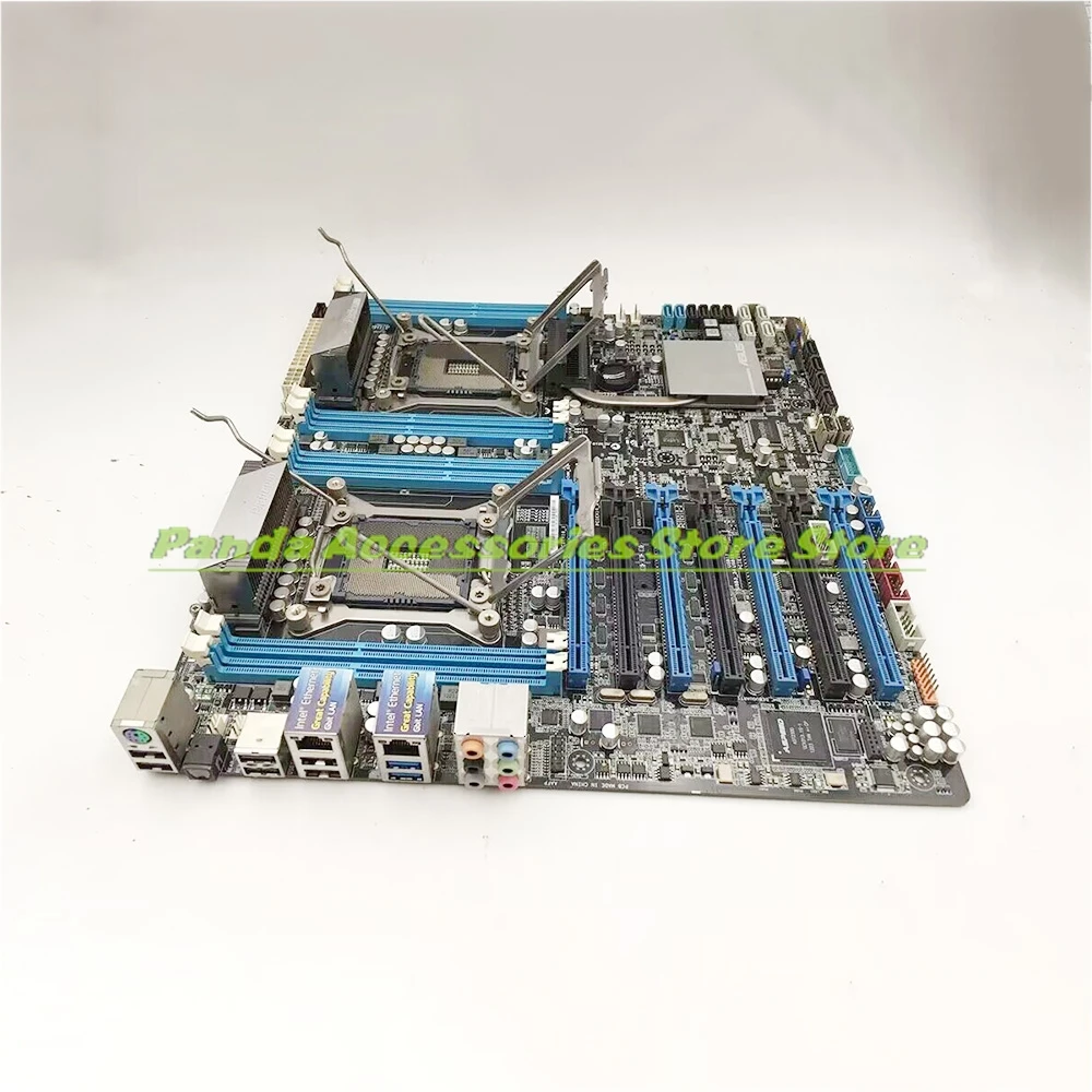 Perfect Job Server Motherboard 14*SATA 7*PCI-Ee E5-2696 2680 V2 Z9PE-D8 WS