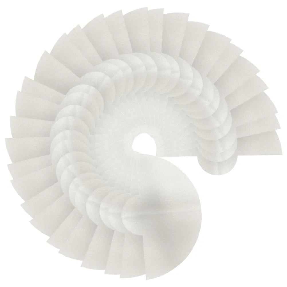 

40pcs Filter Paper Disposable Cone Filters For Coffee Makers Removes Oils Bitterness Home Office Use Coffee Filtering Paper