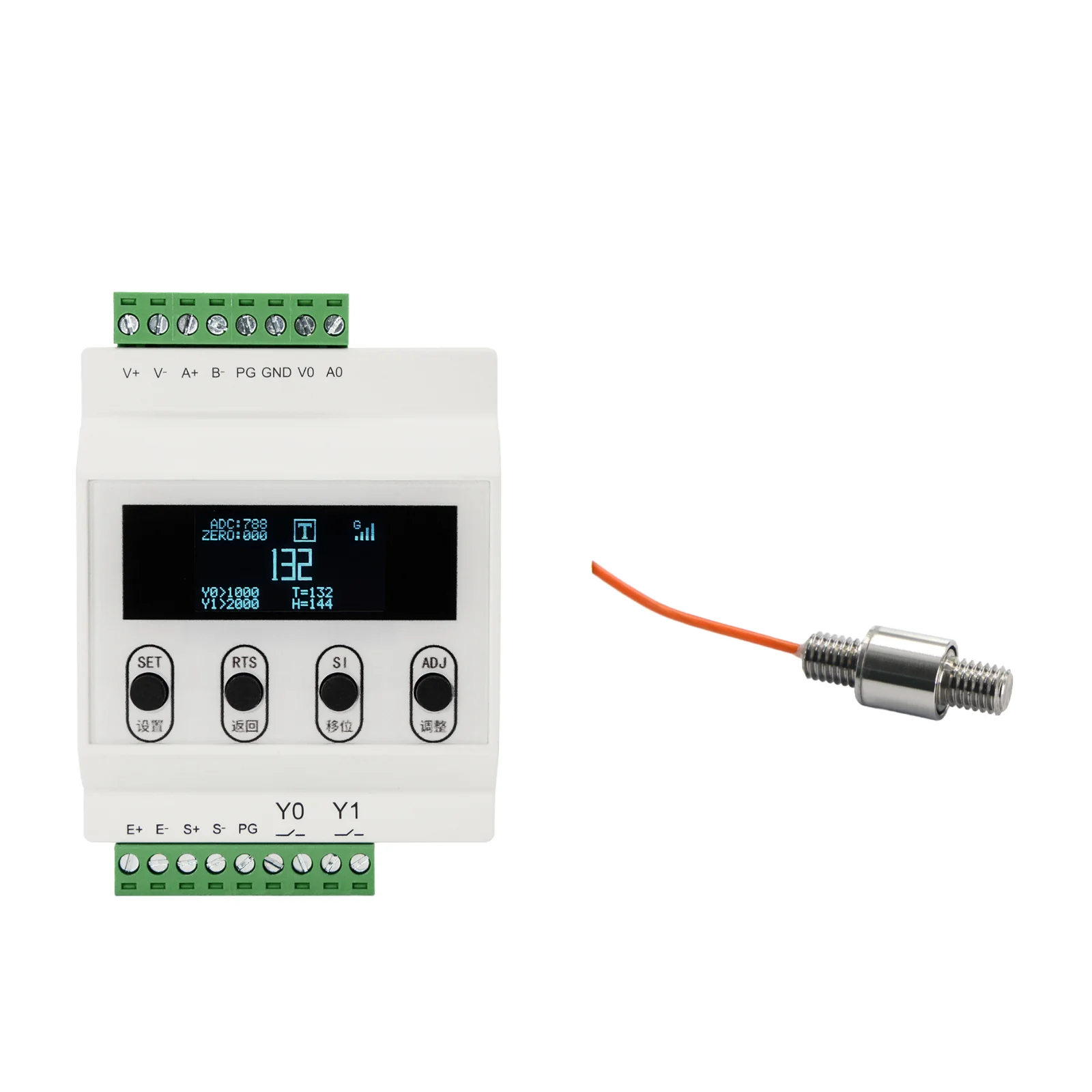 

Micro Load Cell Sensor with Transmitter Load Cell Amplifier Test Tension and Compression 10KG 20KG 30KG 50KG 100KG 200KG 300KG