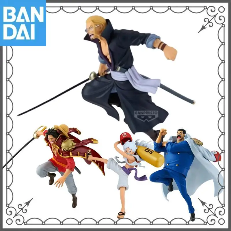 

Genuine Bandai Banpresto Gol.d.roger Silvers.rayleigh Monkey.d.garp Monkey.d.luffy Gear5 Battle Record Collection Model Toygift