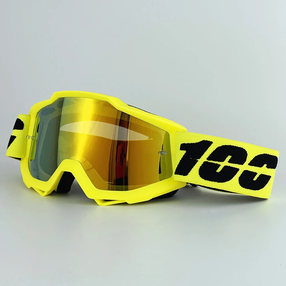 100 نظارات للدراجات النارية نظارات ركوب الدراجات في الهواء الطلق على الطرق الوعرة التزلج في الهواء الطلق الرياضة MX ATV الترابية دراجة سباق موتوكروس