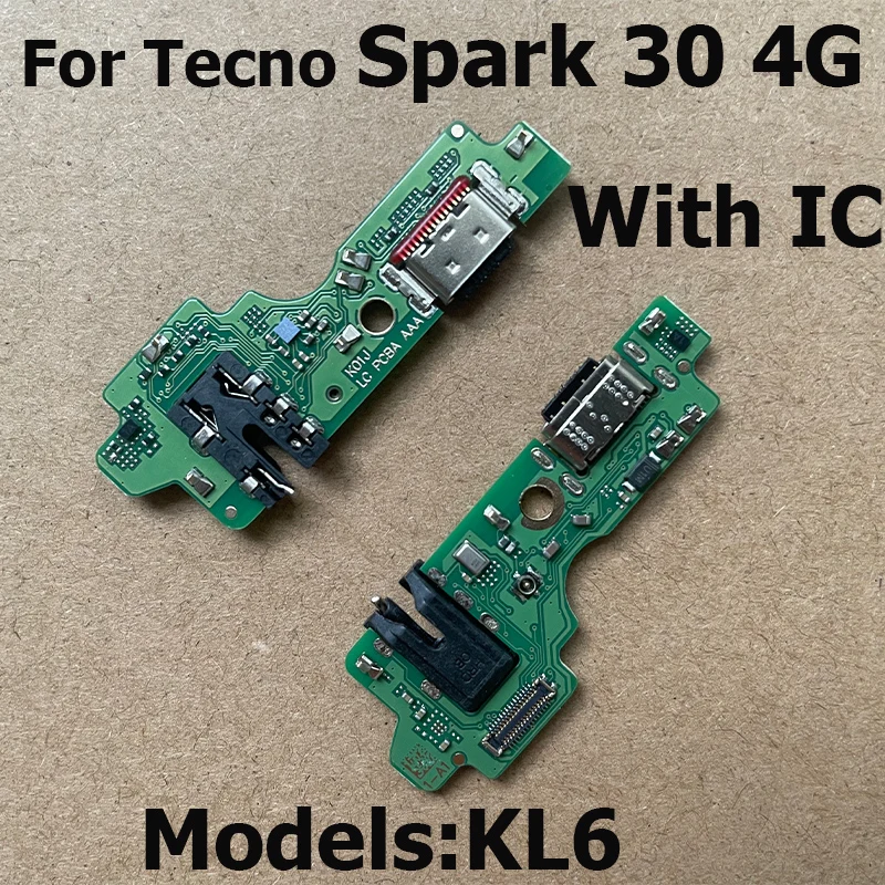 

USB Charge Port Jack Dock Connector Charging Board Flex Cable For Tecno Spark 30 30C Pro 4G 5G