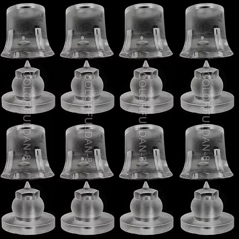 

On Stock 500PCS Acrylic Standoffs Clip Nails Invisible Hidden Signage Signs Clip-in Standoffs Advertising Nails Plastic Screws