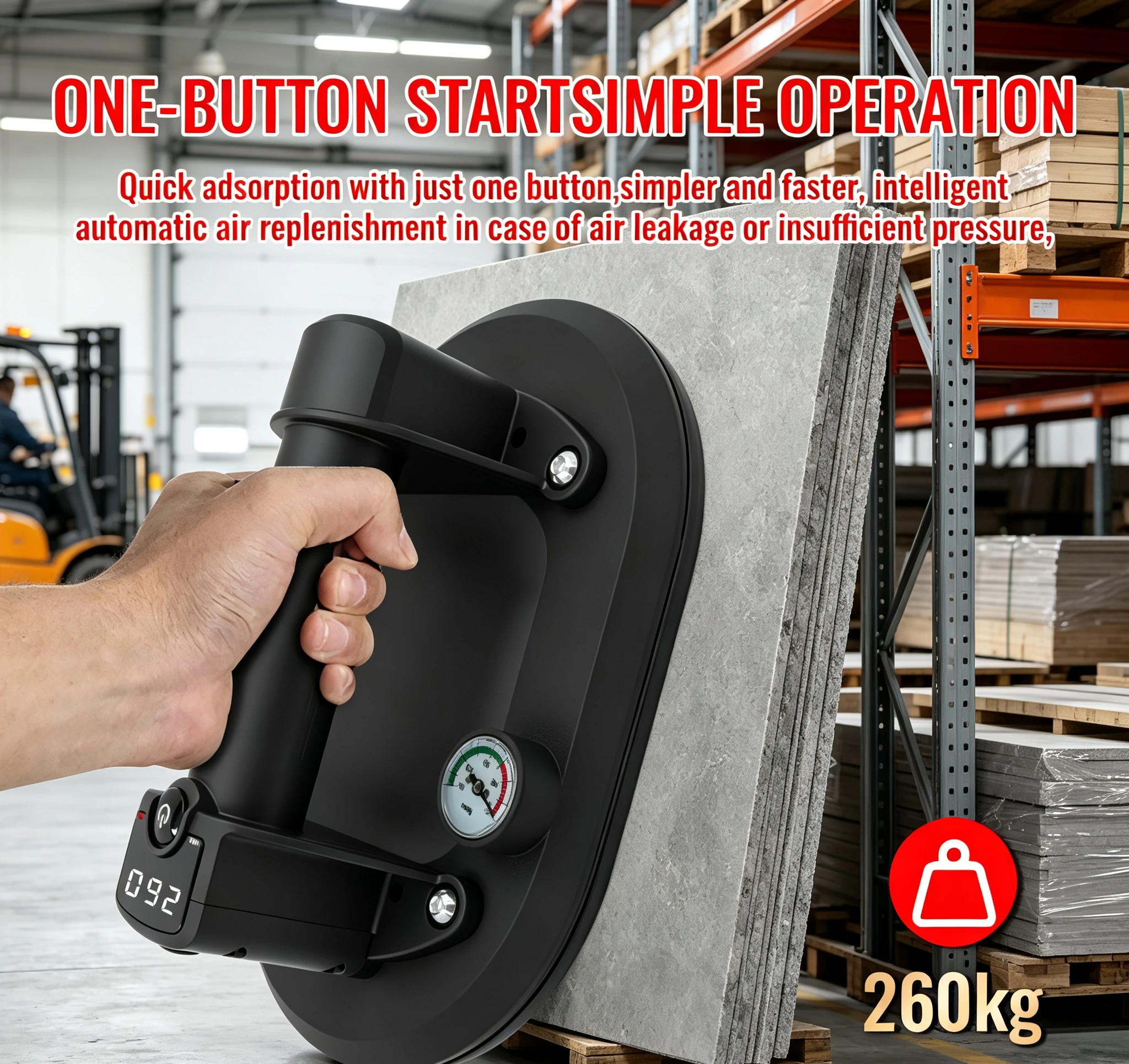 intelligent-display-portable-heavy-duty-electric-vacuum-suction-cup-260kg-industrial-grade-load-for-granite-tile-glass-lifter