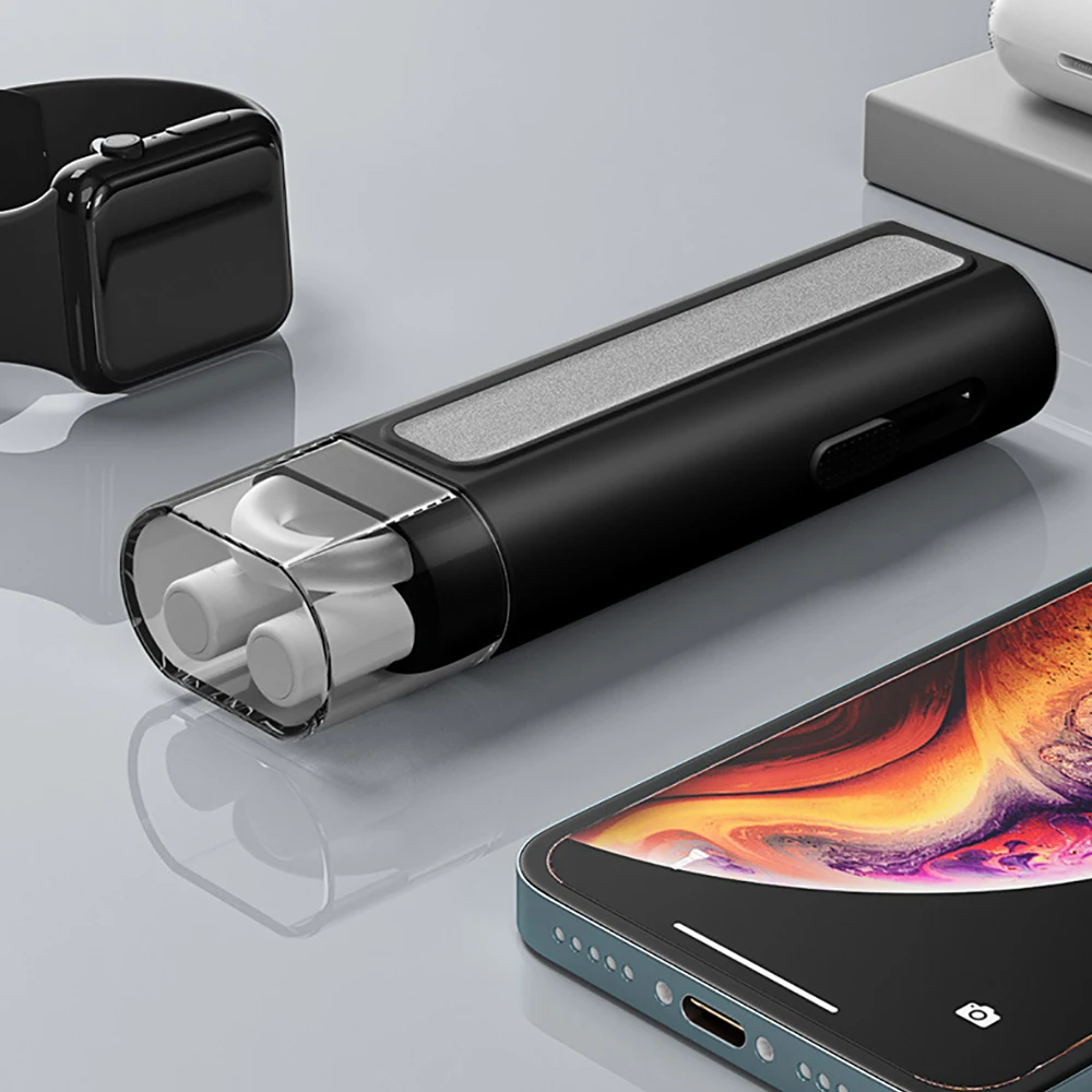 Teclado do computador Cleaner Brush Kit, Ferramenta de limpeza portátil, Bluetooth Compatível Headset Set, 6 em 1