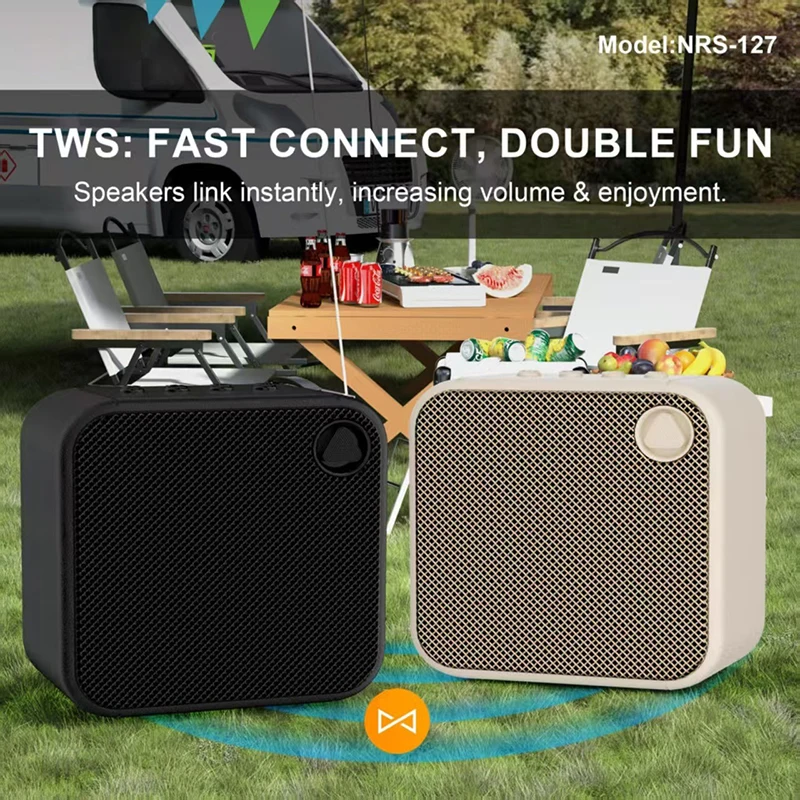 Outdoor Hiking Portable Multi-Function Buckle Strap Wireless Bluetooth Speaker Stereo Sound Subwoofer Gift Speaker for TF/FM/TWS