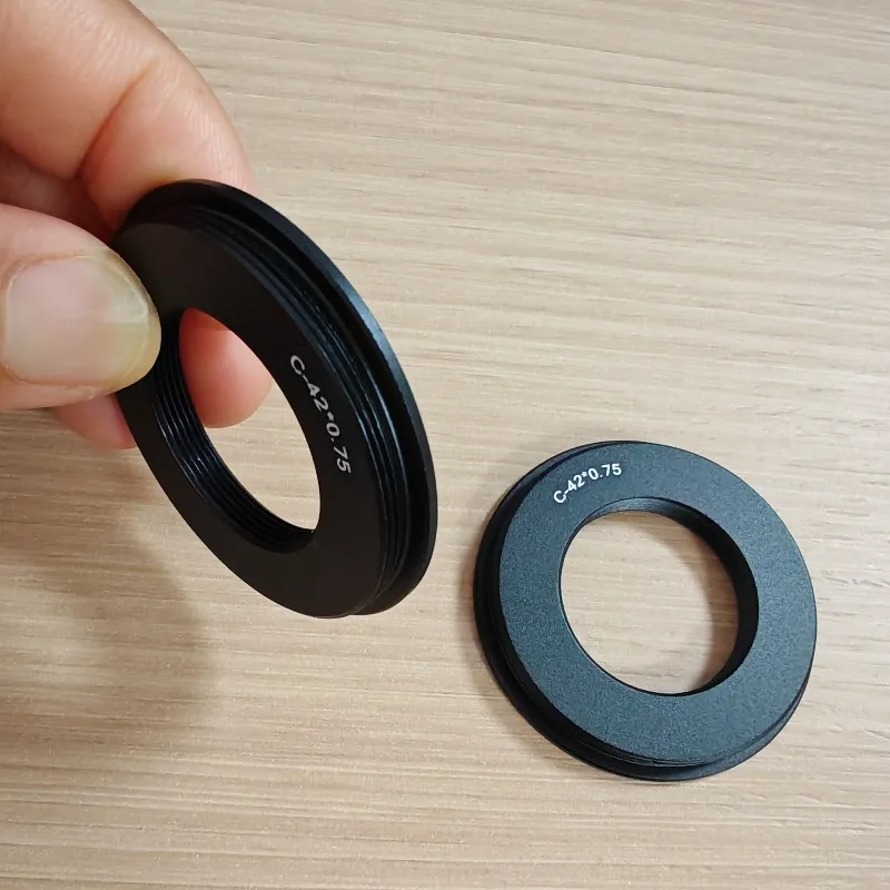 C-M42*1 Adapter Ring C-mount Lens Convert to M42 Mount C Inner Thread to M42 Outer Thread Lens Adapter