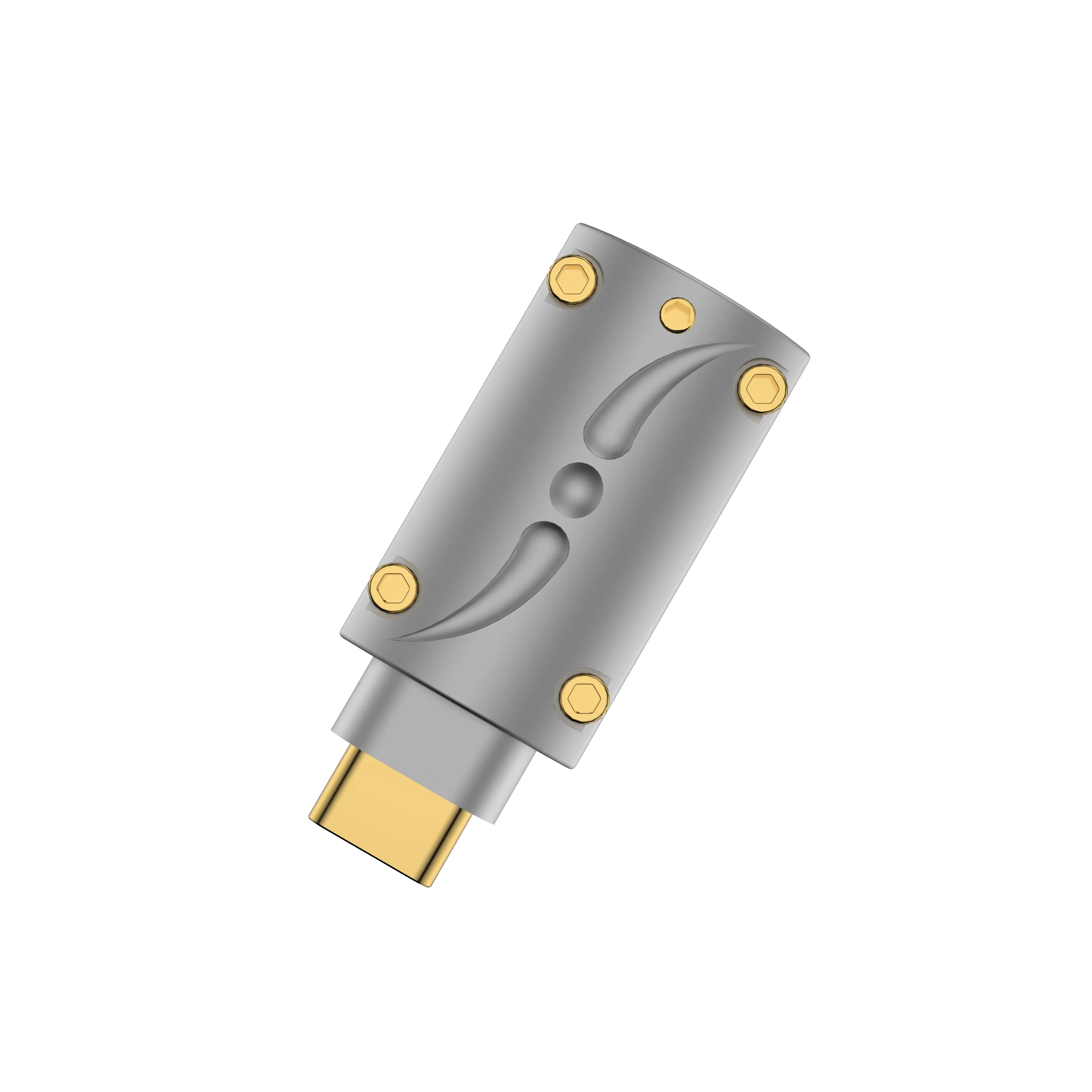 VIBORG Gold Plated MINI USB Type-C Connector Plug Jack Tail Socket Port MN08 MT08 For Hifi Audio DIY