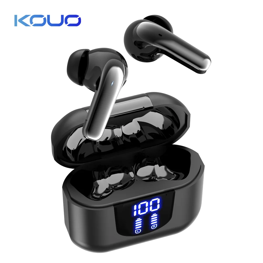 

True Wireless Bluetooth Headset Language Translator Headphones ENC Noise Cancellation Hi-Fi Audio Quality Travel Business Sports