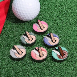 Golf Ball Marker Golf Hat Clip Marker Funny Middle Finger Golf Ball Position Mark Magnetic Removable Golf Accessories For Golfer