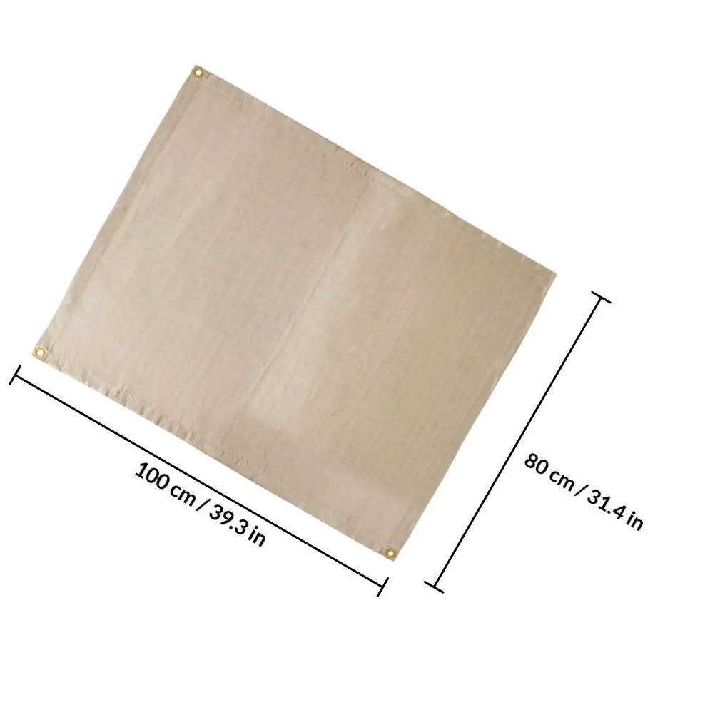 Outdoor Fire Blanket Fireproof Resistant Retardant Kitchen Fiberglass Halloween Christmas New Year Fireproof Grill Mat