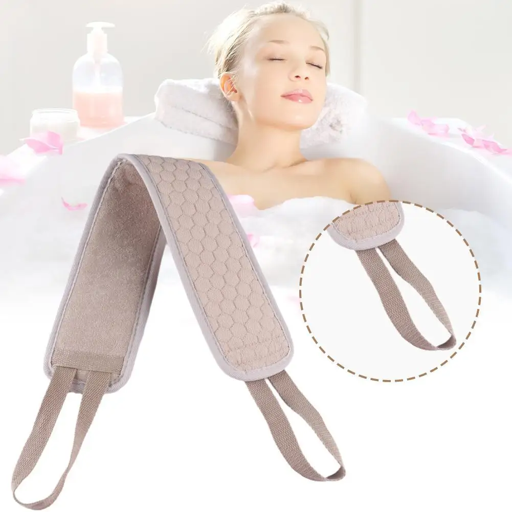 

Exfoliating Washcloth Back Scrubber For Shower For Adult Silver-ion Multi-Function Foam Bath Towel Ultra-Long Exfoliating Towels