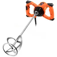 Handheld Industrial Paint Concrete Cement Machine 6 Gear Adjustable Speed Plaster Mortar Putty Powder Mixer 2100W