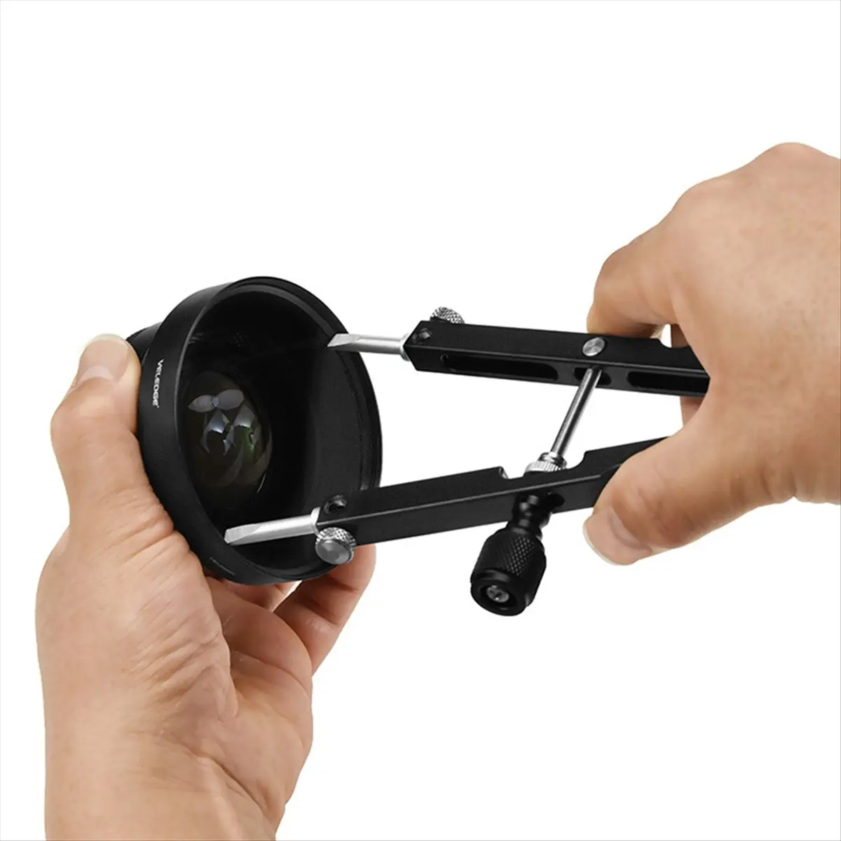 A64I Lens Repairing Spanner Wrench Opening with 6 Types Tips V Style Lens Opener for Diameter 37mm-86mm DSLR Camera Lenses