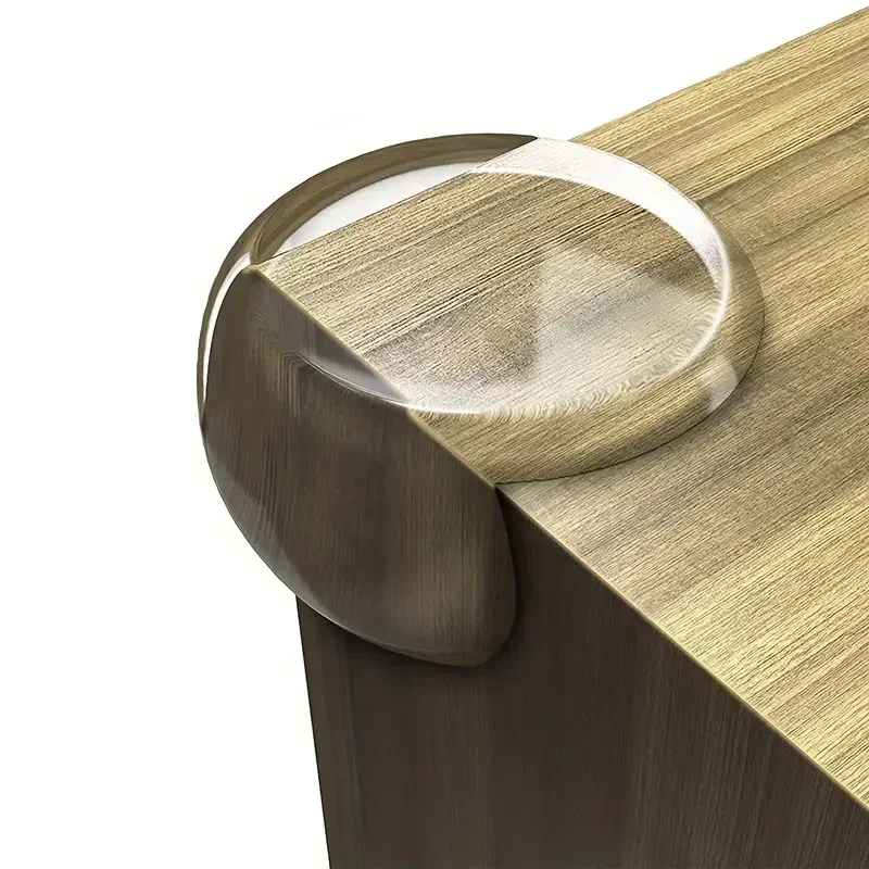 4 قطعة الأطفال المضادة للتصادم الزاوية المضادة للتصادم طاولة القهوة الأثاث لينة حقيبة الزاوية سيليكون المضادة للتصادم ملصق