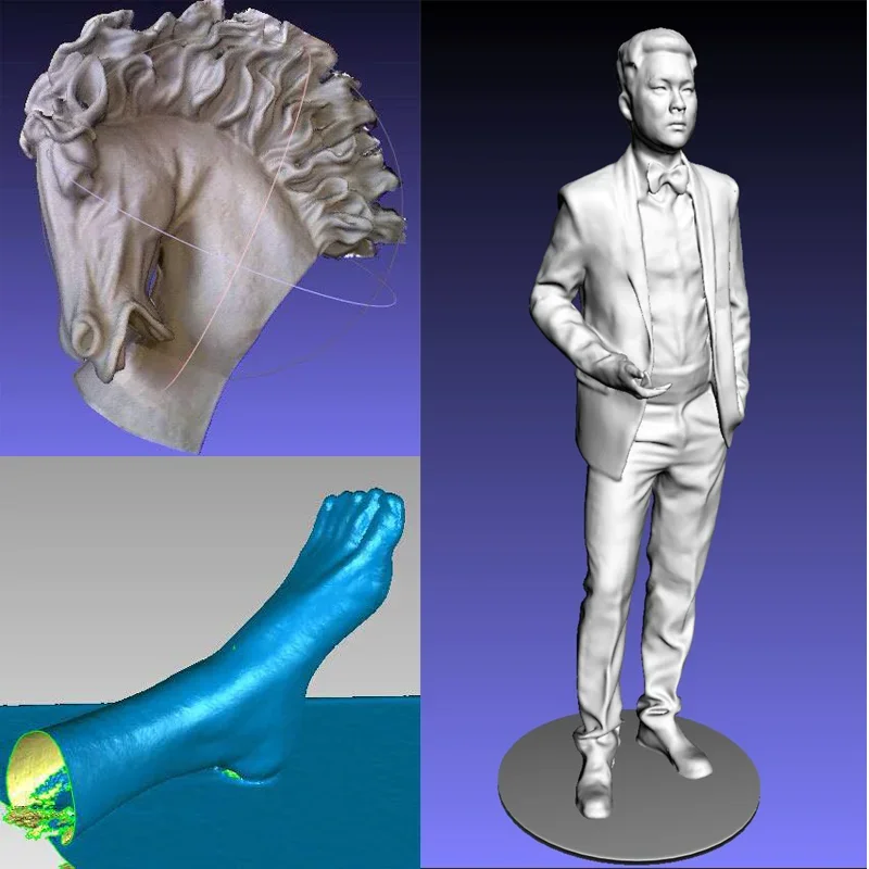 Hochpräziser MINGDA 3D-Laserscanner, digitaler 3D-Scanner, tragbarer 3D-Scanner zum Scannen von Menschen