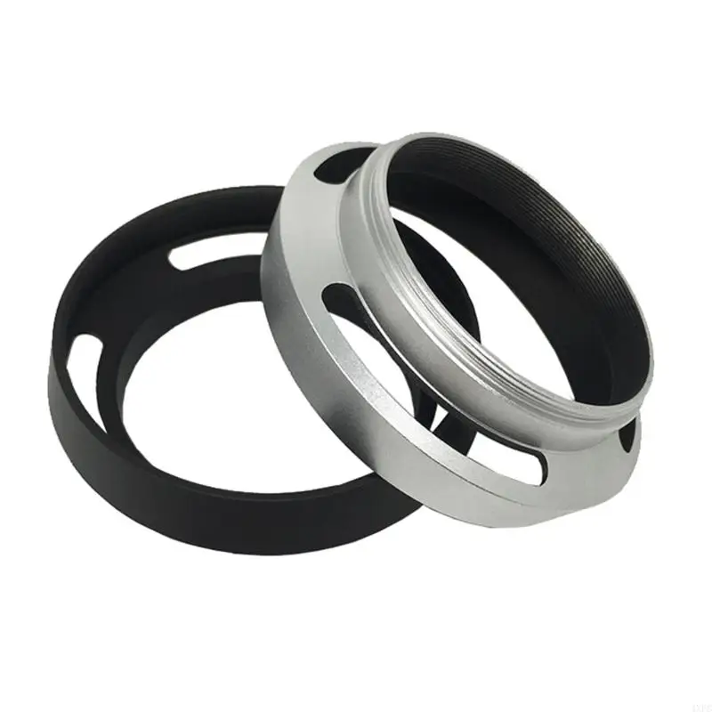 Camera Lens Hood Metal Vented 37mm 40.5mm 43mm 46mm 49mm 52mm Screw-In Protector