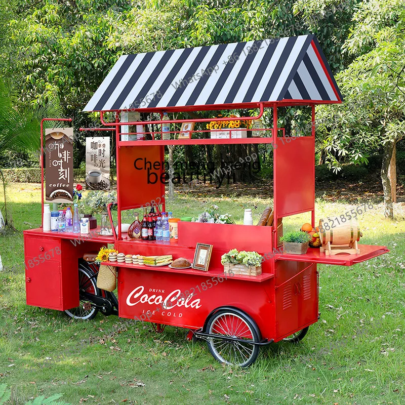 cc182Mobile Coke Drink Truck Food Truck Stall Car Street View, Hotel Homestay Ice Cream Truck