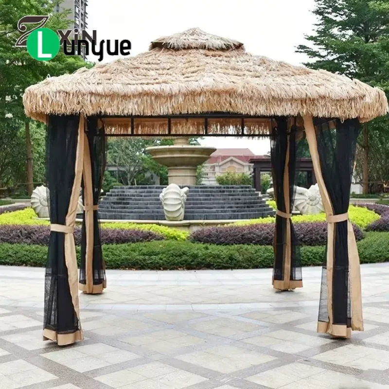 Luxury Waterproof Outdoor Garden Gazebo Tent Durable Patio Furniture for Backyard Camping Party Weather Resistant Shelter