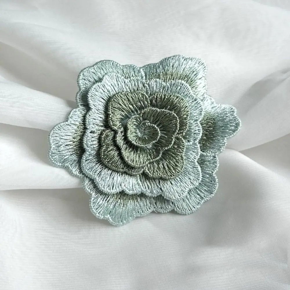

3PCS Multi-layer 3D Flowers Embroidered Appliques Exquisite Handmade Clothing Appliques DIY Crafts Garment Decoration