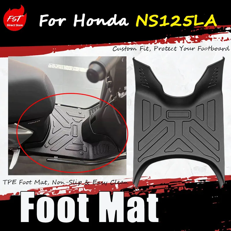 For Honda NS125LA, modification accessories - floor mats, footrests, motorcycle floor mats, anti-slip and wear-resistant