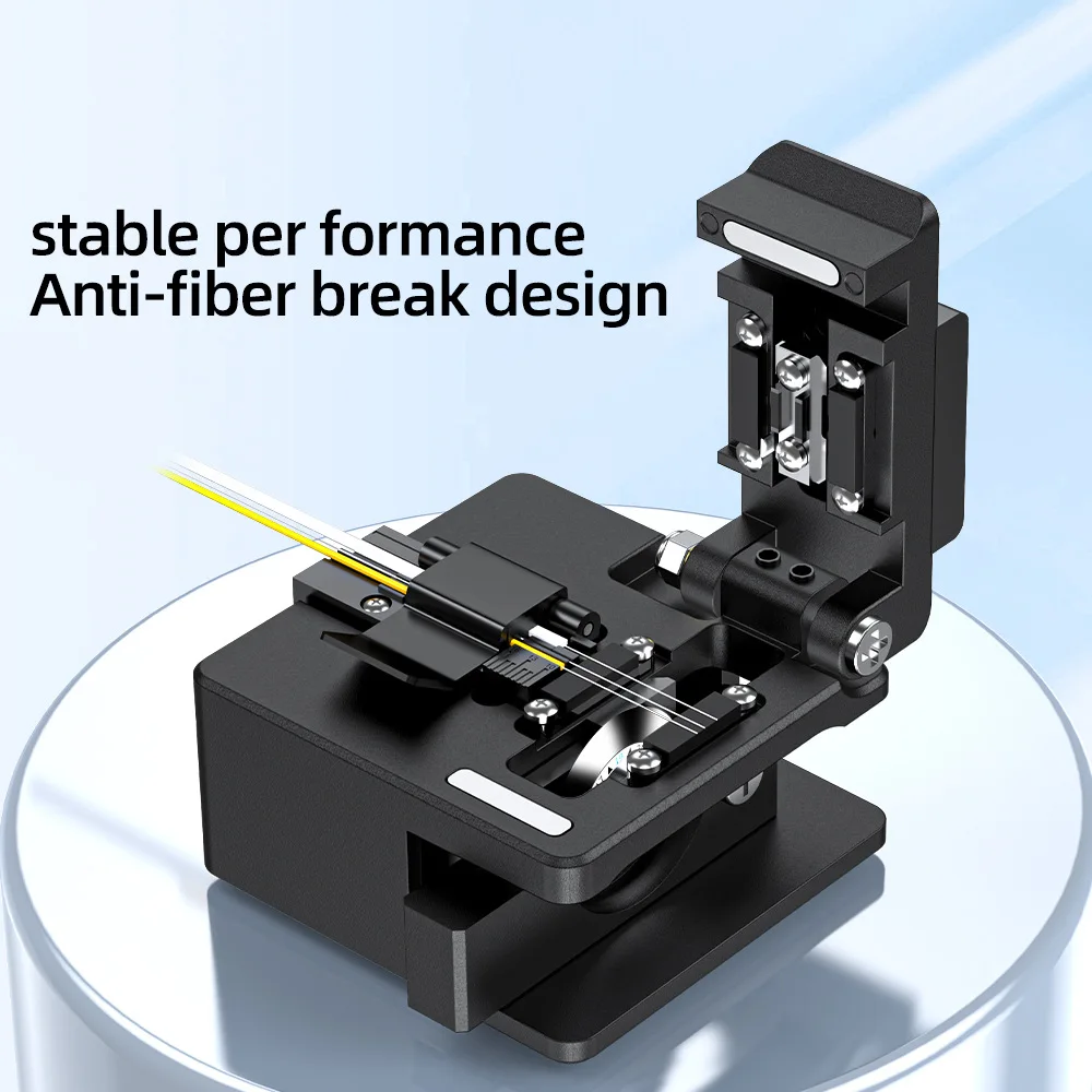 hb-08-high-precision-optical-fiber-cleaver-smooth-cutting-machine-with-50000-times-span-life-return-knife