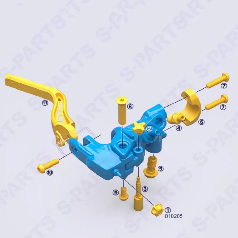 

Титановый винт гидравлического тормозного насоса мотоцикла для винта BREMBO RCS cc с одной стороны