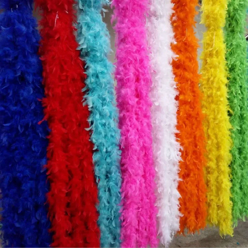 

10 шт., 2 м, турецкое перо марабу, боа, 40 г, цветное платье Pluma, шаль, сделай сам, свадебный шарф, декор, швейная отделка костюма, аксессуары