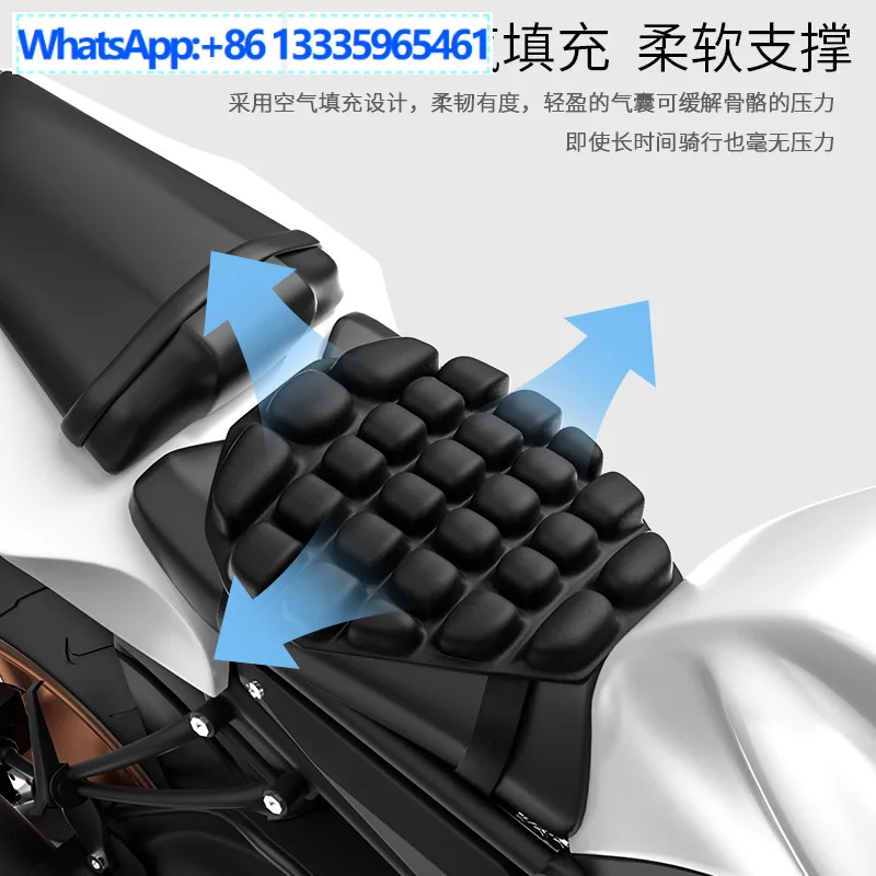 

Антигравитационная подушка сиденья мотоцикла JFT3D, универсальная дышащая подушка сиденья электромобиля Haojue все сезоны, защита от солнца