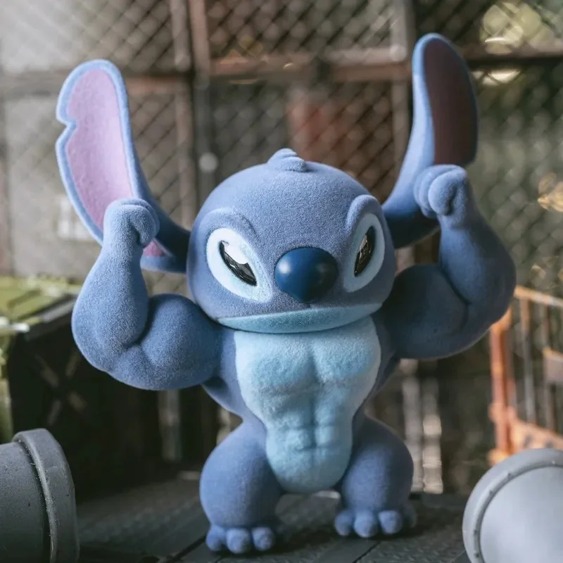 

Лидер продаж, 52 игрушки, Disney Stitch, странная милая флокированная слепая коробка, звезда Ши Dizai, детская отправка бойфренда, подруга, праздничные подарки на день рождения