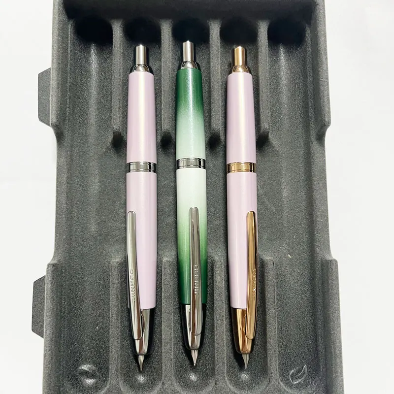 

JINHAO 10, перьевая ручка, выдвижное металлическое перо EF F с зажимом, ручка для письма, конвертер, школьные канцелярские принадлежности PK A1 A2, принадлежности